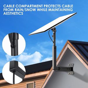 Vente directe d'usine, support d'antenne robuste pour kits de montage Starlink Gen 3, support d'antenne en métal réglable - Product Image 1