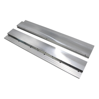 Barre longue en alliage d'aluminium usinée CNC, plaque de montage linéaire sur mesure pour l'installation structurelle d'équipements