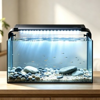 LEECOM Lampe LED Moderne en Métal à Haute Transmission Lumineuse Écologique pour Aquarium, Éclairage Étanche pour Aquarium, Économie d'Énergie
