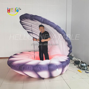 Modelo de concha de mar iluminada con Led para puesta en escena, concha marina inflable para boda, evento, publicidad, decoración de fiesta - Product Image 2
