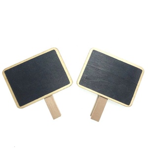 Bảng Đen Clip Label Cho Bảng Thông Báo Bảng Hiệu, Gỗ Craft Clip Sản Xuất Giá Nhà Máy - Product Image 6