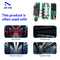 Módulo PDU SNMP con Monitoreo Remoto TCP/IP, Unidad de Distribución de Energía para Montaje en Rack con Función de Medición