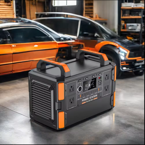 เครื่องกำเนิดไฟฟ้าพลังงานแสงอาทิตย์ขนาดใหญ่ 1000w 1kw 1000wh แบบพกพา พร้อมช่องจ่ายไฟ AC และ USB - Product Image 1