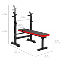 Station d'exercice multifonctionnelle Rack à squat Power Rack Banc de musculation Presse