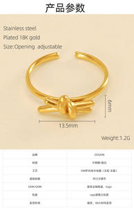 خاتم قابل للتعديل على شكل قلب من أحجار الزركونيا المكعبة ، خاتم قابل للتعديل على شكل قلب وردي من المورد الصيني العصري ، خاتم قابل للتعديل من الزركون المكعب - Product Image 3