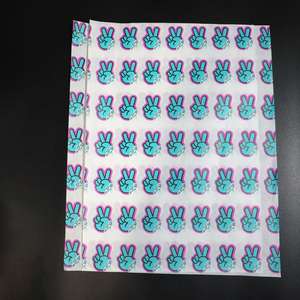 Feuilles de papier ciré personnalisées avec le symbole de la paix, papier d'emballage alimentaire résistant à la graisse pour sandwichs et hamburgers - Product Image 1