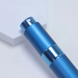 Wholesale 5ml 8ml 10ml Aluminum Twist Refillable <b>Perfume</b> <b>Atomizer</b> Matte Black Portable Pocket Spray Bottle Custom Logo Silk Made - Product Image 4