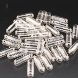 Transparent Capsule Shell Plastic Pill Container Empty Medicine Pill Separated Vegetable Capsules