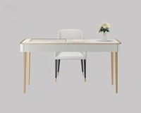 Bijoux de table en acier inoxydable Bijoux brillants Banc de travail Magasin d'optique de vente au détail personnalisé Présentoir à lunettes de soleil Support de table de comptoir