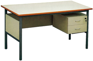 Fabricant de mobilier scolaire Table de professeur avec tiroirs Bureau de direction en bois Bureau en bois Bureau de professeur confortable - Product Image 2