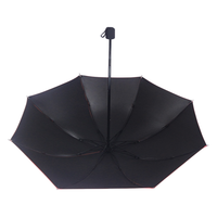 Parapluie manuel pliable compact et portable, coupe-vent, imprimé avec logo personnalisé, idéal pour les cadeaux d'entreprise