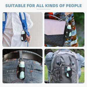 Porte-clés en cuir PU, étui pour inhalateur Salamol, étui pour pompe à inhalation contre l'asthme, étui de protection pour flacon pulvérisateur d'inhalateur contre l'asthme - Product Image 4