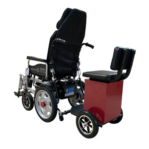 Electric Wheelchair Folding Aluminum Alloy 24V Built-In Battery Portable With Adjustable Seat And <b>Backrest</b> For Daily Use - Product Image 4