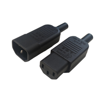 Kabelst ecker 15A 250V 14AWG DOA 10mm USA Standard IEC 60320 C14 C13 für UL CCC TÜV CE-Zulassung