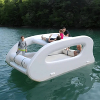 Logo personnalisé Bateau gonflable en PVC Bateau catamaran gonflable Yacht gonflable Bateau
