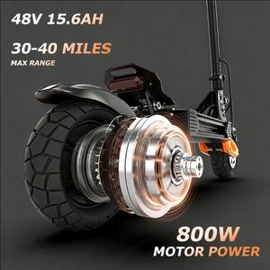 Trottinette électrique tout-terrain HEADEER H67 avec double suspension, roues de 11 pouces, 48V 15.6AH 800W, deux roues, en stock UE - Product Image 6