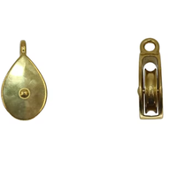 Poulie de levage rotative en cuivre à mouvement simple et double pouvant être des produits de quincaillerie d'emballage personnalisés