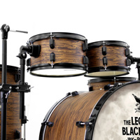 Beatello JBK Batterie, Suspension Non Indépendante, Kit Complet 5 Fûts Professionnel pour Batteur, Instrument de Musique