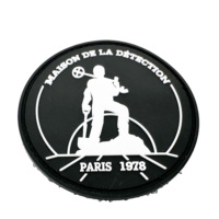 Écussons PVC personnalisés Écussons de logo en caoutchouc 3D Écussons de chapeau en PVC avec nom en relief pour vêtements