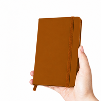 Agenda quotidien en cuir PU A6 de qualité supérieure, carnet de notes, planificateur, ensemble avec impression de logo personnalisé, boîte cadeau, papeterie de bureau