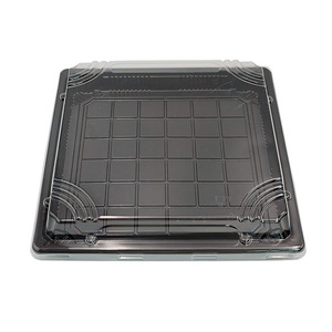 กล่องใส่ซูชิแบบใช้แล้วทิ้งบรรจุภัณฑ์ JY-81211อาหารพลาสติกสีดำ - Product Image 5