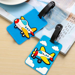 Groothandel Custom Logo Zacht Pvc Reisaccessoires Bagagetas Handtas <span class=keywords><strong>Tag</strong></span> Siliconen Rubber Bagagelabel - Product Image 2