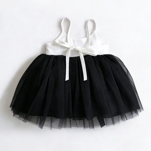 Abito da principessa in tulle <span class=keywords><strong>per</strong></span> bambina, abito da festa estivo bianco con fiocco sul retro <span class=keywords><strong>per</strong></span> bambine - Product Image 6