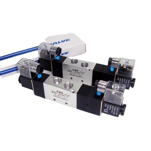 Válvula Solenoide 4V330C-10, 24V CA 220V, Válvula Direccional de Control Neumático, Tipo Aire, Reversión 0-1 MPa - Product Image 1