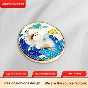 Fabricant de badges personnalisés, badges nominatifs sur mesure, badges commémoratifs en émail peint à l'effigie de dessins animés et d'anime, badges à logo personnalisable - Product Image 3
