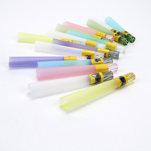 NEW 7-Hole Glass Filter Tip Blun Wraps Cigarette Rolling Paper Smoking Glass Rolled Cone Custom Logo Band Pre-Made Rolled Cones - Product Image 2