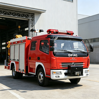 Prix d'usine Nouveau camion de pompiers diesel de sauvetage DONGFENG 4x2, empattement 3800 mm, capacité du réservoir 3001-5000 L