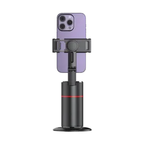新款Ai智能自拍棒360旋转自动人脸跟踪三脚架自拍棒视频智能手机支架