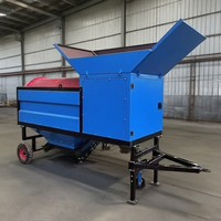 Crible mobile de trommel de compost de sol Crible Prix d'usine Engrais organique Criblage Moteur à engrenages Terre végétale Produit chimique utilisé