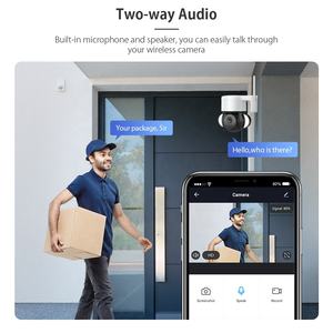 WiFi cámara De circuito cerrado De televisión al aire libre 3MP 5MP Tuya PTZ cámaras De Seguridad Exterior - Product Image 3