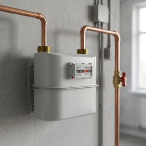 Heavy-Duty High-Precision Industrial & Commercial G10 Steel-<b>Case</b> Diaphragm Gas Meter with Calibration Port - Product Image 2