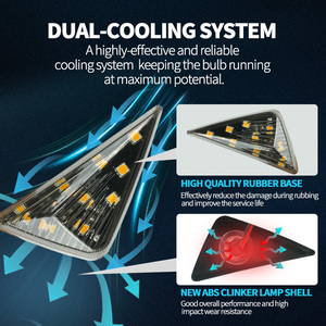 Liuhjg Mới Xe Máy Chỉ Số Senlight Đèn Xe Máy Lần Lượt Tín Hiệu Ánh Sáng Cho Jawa Xe Máy Jawa 350 Phụ Tùng - Product Image 6