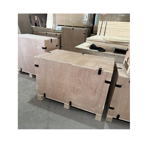 Plywood Foldable Collapsible Stackable Logistics Storage Box <strong>Packing</strong> <strong>Crates</strong> for Solar Panel - Product Image 4
