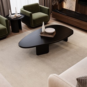 Fábrica al por mayor muebles modernos para el hogar minimalista de lujo <span class=keywords><strong>120</strong></span> <span class=keywords><strong>cm</strong></span> mesa de centro de nogal de madera con almacenamiento para la Mesa de la sala de estar