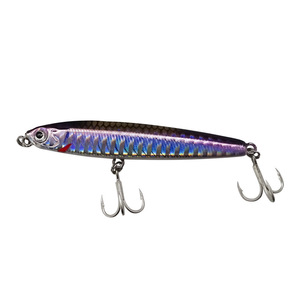 Leurre Crayon Coulant 10g 14g 18g 24g, Appât Dur à Longue Portée avec Fente de Sang, Hameçon Triple, Yeux 3D, Réfléchissant Laser, pour Eau Douce et Salée - Product Image 1