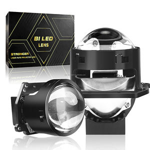 Offre Spéciale 3 pouces 100W 20000LM lentille de projecteur bi-led automatique ventilateur intégré refroidissement Led antibrouillard Kit de rénovation phares Led pour voiture - Product Image 1