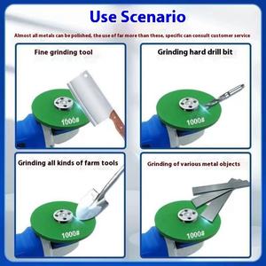 One Piece Super Fine Angle <b>Grinder</b> Wheel Electric Drill Polishing Tool for Kitchen Knife Sharpening Polishing Dropshipping OEM - Product Image 4