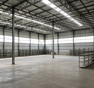 Almacén de Estructura de Acero Prefabricado Aislado con Paredes de Panel Sándwich Ignífugas para Almacenamiento en Frío y Uso Industrial - Product Image 6