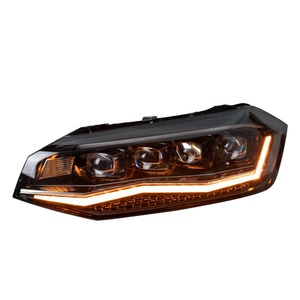Gruppo Fari Sostitutivi per Volkswagen <span class=keywords><strong>Polo</strong></span> 2017-2022, Fari LED Matrix Aftermarket con Luci Diurne a LED - Product Image 5