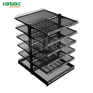2D 3D رسم متجر التجزئة الرف التهوية DesignCommercial سوبر ماركت رف الخضار مع حامل علامة - Product Image 1