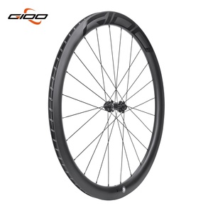 GIOO 700c Carbon Road Bike Wheelset 50mm 26 Depth Tubeless Rim with 8/9/10/11Speed Disc Brake System Matte Finish - Product Image 4
