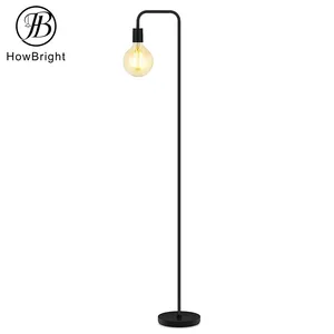 Современный декоративный черный классический напольный светильник в скандинавском стиле, лампа для гостиницы, дома, гостиной, дизайнерская угловая лампа-подставка