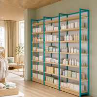 Étagère de présentation pour literie bébé et cadeaux nouveau-né avec étagères centrales thématiques pour les magasins de détail