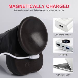 Remote Control Black Thrusting Real Silicone Dildo Vibrator untuk Wanita Telescopic Penis Female Vagina Masturbator Sex Toys - Product Image 5