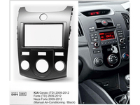 Kit de Instalación de Radio Estéreo de 9 Pulgadas, Compatible con Kia Cerato Forte Naza Forte con Aire Acondicionado Manual