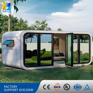 Expandable Apple Cabin Modular Container With Steel Frame Waterproof Fireproof for Tourism Resort ISO Certified <b>House</b> - Product Image 1